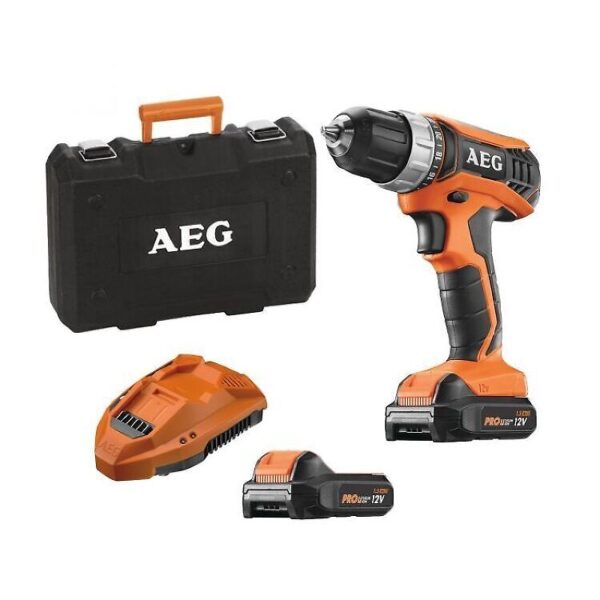 Aeg akutrell,12V, 2x 1,5Ah