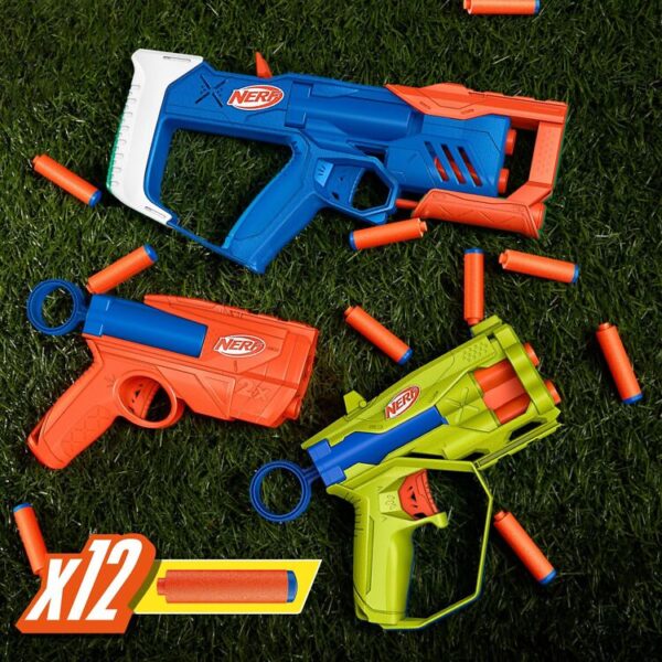 NERF mängukomplekt-mängup​üssid N Series Triple Action PACK - Image 2