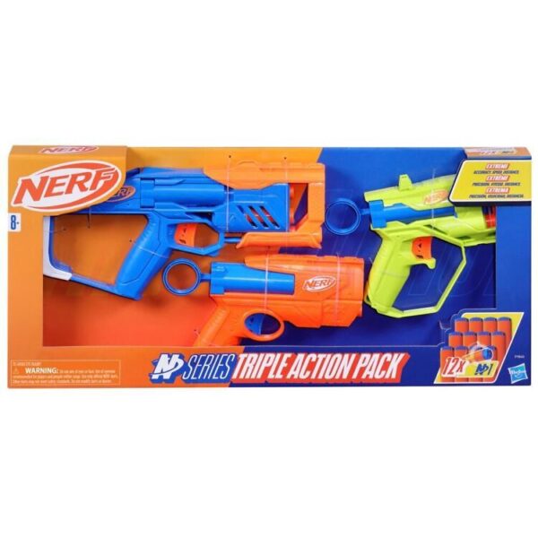 NERF mängukomplekt-mängup​üssid N Series Triple Action PACK - Image 3