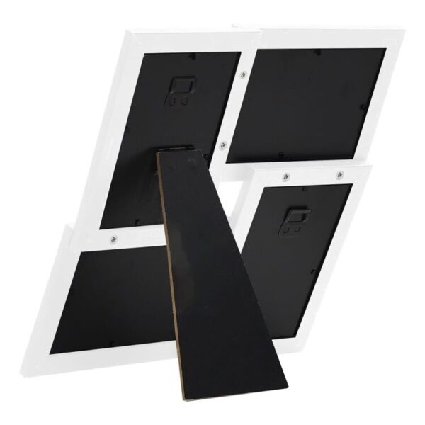 Kollaaž-pildiraam 4x(10x15 cm), valge MDF - Image 5