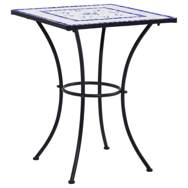 Mosaiikmustriga laud , 60 cm, keraamika ja metall