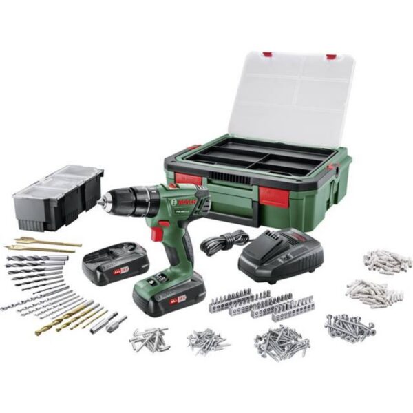 Akutrell-kruvikeeraj​a BOSCH PSR 1800 Li-2, SystemBox