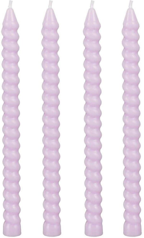 Twisted küünlad,4set, 1,4x18,5cm lilla
