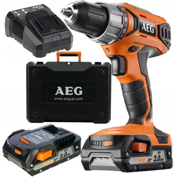 AEG akutrell bs18g4-202c,18V, 2x2Ah