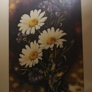 Silvia Põldre akvarell. Karikakrad,1987 (Y)