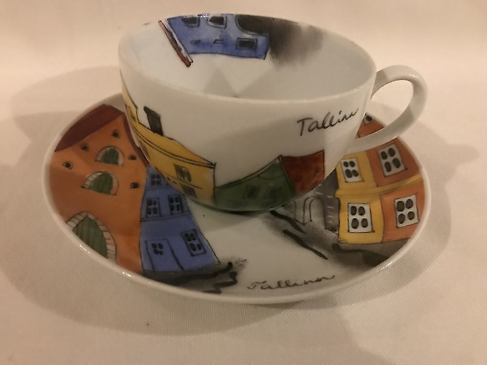 Portselanist tassikomplekt,Tallinn,Helina Tilk