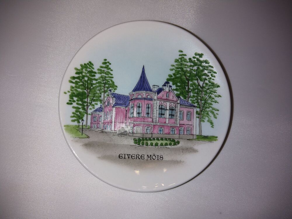 Portselanist seinataldrik Eivere Mõis,käsimaal (Y)