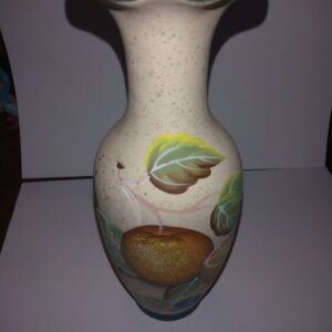 Keraamiline vaas,maalitud puuviljad (Y)