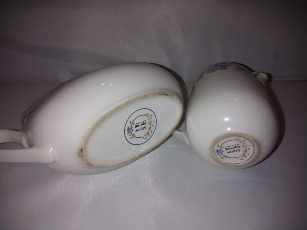 Portselanist sousti- ja koorekannu komplekt,Alpine Spring (Y) - Image 4