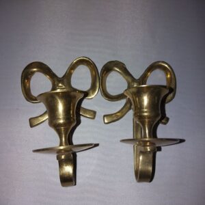 Metallist riputatavad küünlajalad seinale,2 tk (Y)