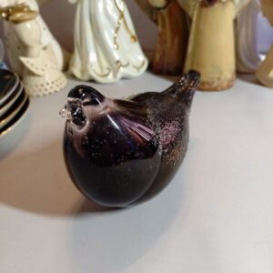 Klaasist kuju,Lind, Hand made Finland (Y)