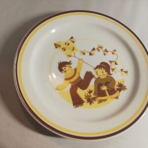 Vintage lasteteemaline taldrik. Colditz Inglasur GDR (Y)