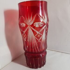 Ilus kahelisklaasist vaas (Y)