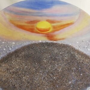 Portselanist dekoratiivtaldrik, (Y)