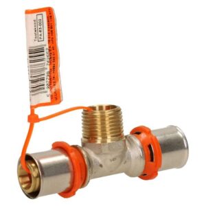 Kolmik alupex torudele, 20 - 1/2" - 20 press