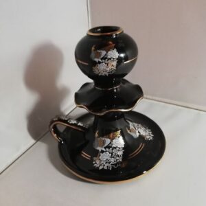 Keraamiline 24K gold maalitud küünlajalg, (Y)