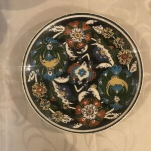 Portselanist seinataldrik, türgi käsitöö (Y)