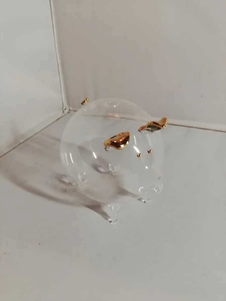 Vintage Scancrystal Estonia klaasist sea kujuline õlilambi anum, 1990. aastad - Pilt 3