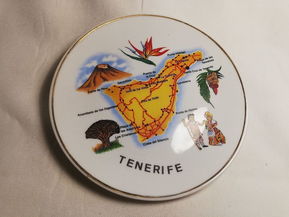 Portselanist taldrik, Tenerife (Y)