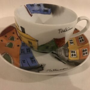 Portselanist tassikomplekt,Tallin​n,Helina Tilk (Y)