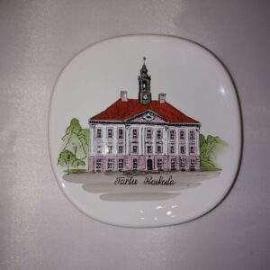 Portselanist seinataldrik Tartu Raekoda,käsimaal (Y)