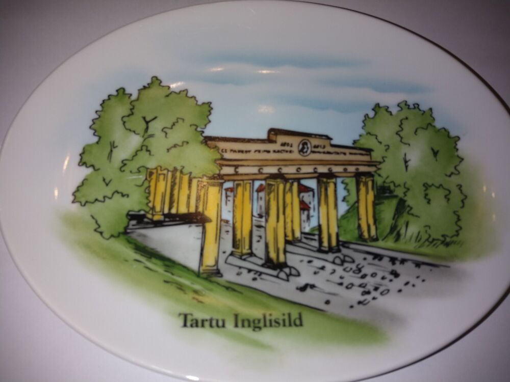 Portselanist seinataldrik Tartu Inglisild,käsimaal (Y)