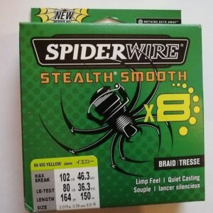 Nöör-tamiil Spiderwire Stealth Smooth x8 Braid, 150m, 0.39mm