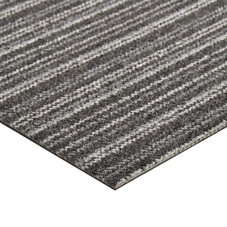 Põranda plaatvaibad 20 tk, 5 m², 50x50 cm triibuline antrats - Pilt 5