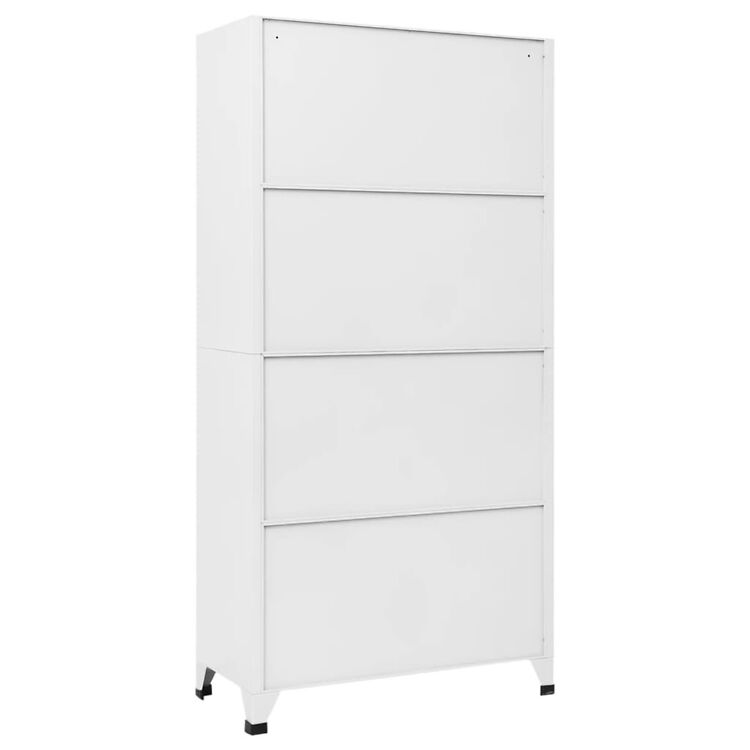 Lukustatav hoiukapp 6 kapiga, terasest 90 x 45 x180 cm, hall - Image 8