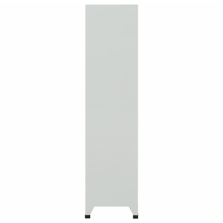 Lukustatav hoiukapp 6 kapiga, terasest 90 x 45 x180 cm, hall - Image 4