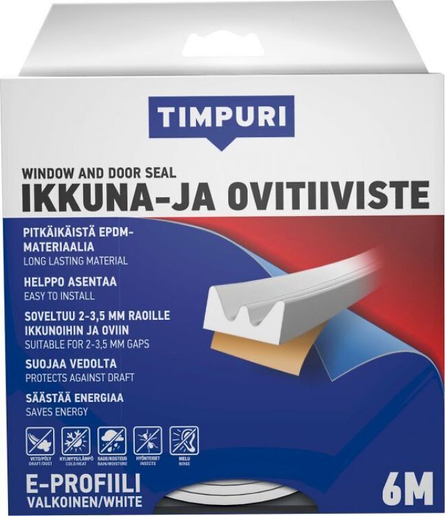 Akna- ja uksetihend Timpuri E-profiil