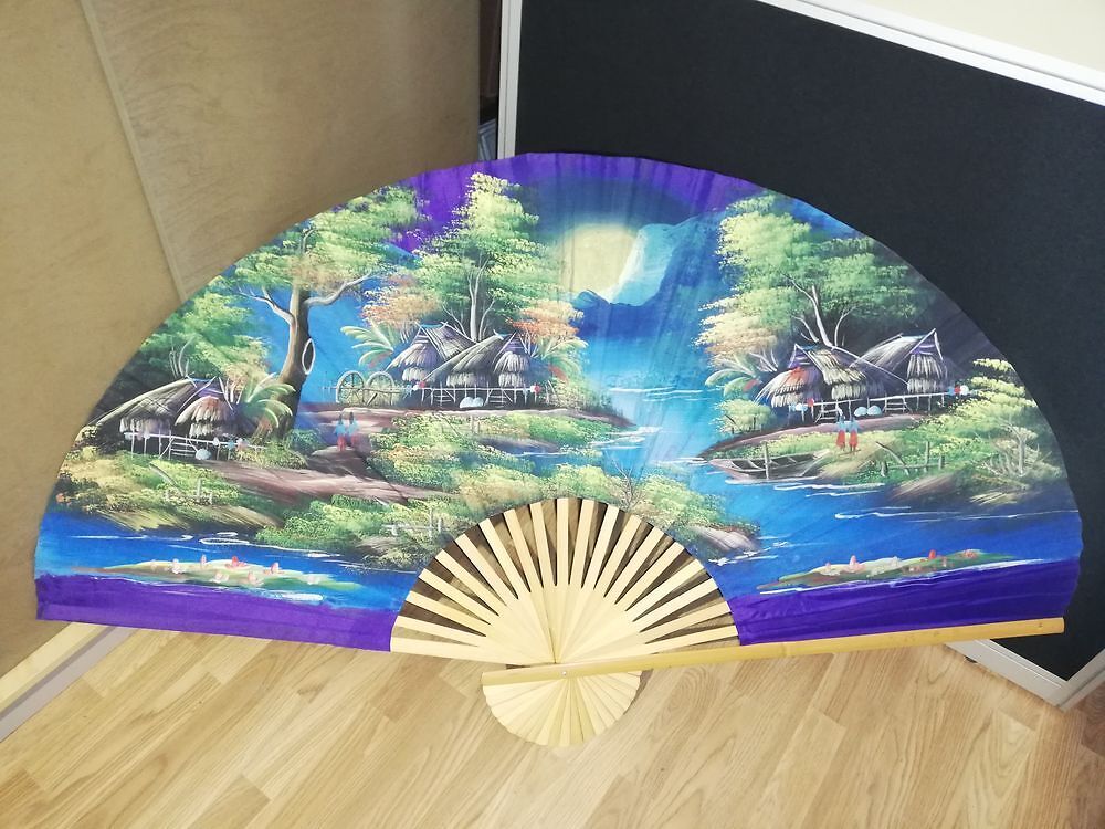 Suur Malaisia käsitööna valminud seinapannoo, 154 × 90 cm,vol1 - Image 3