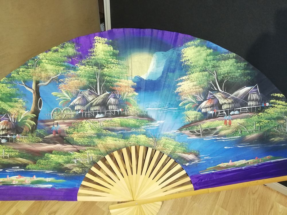 Suur Malaisia käsitööna valminud seinapannoo, 154 × 90 cm,vol1