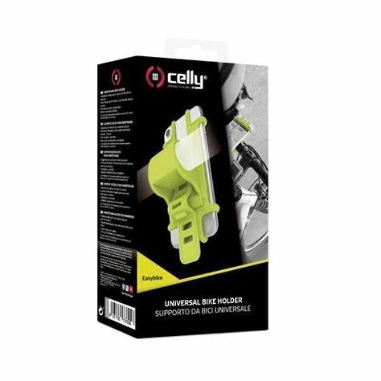 Celly EasyBike roheline silikoonist telefonihoidik juhtrauale - Image 2