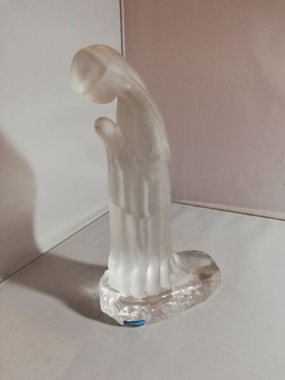 Täisklaasist religioosne kuju,handmade (Y)