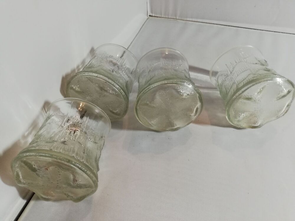 Klaasist küünlatopsid vms. 4 tk (Y) - Image 6