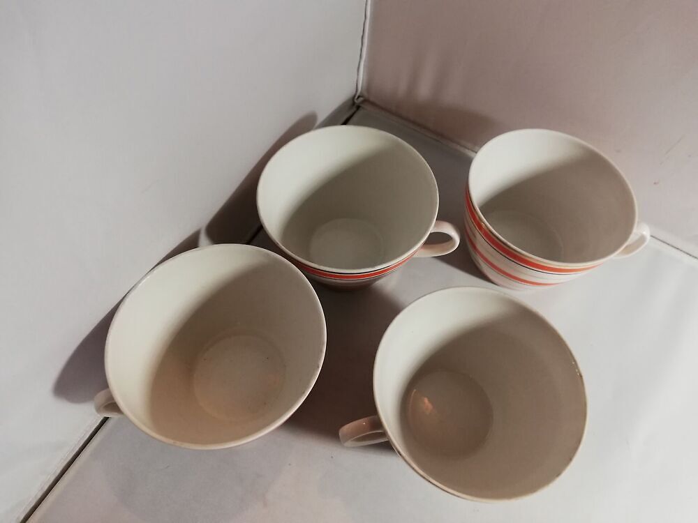 Triibulised nõukaaegsed tassid, 4 tk (Y) - Image 6