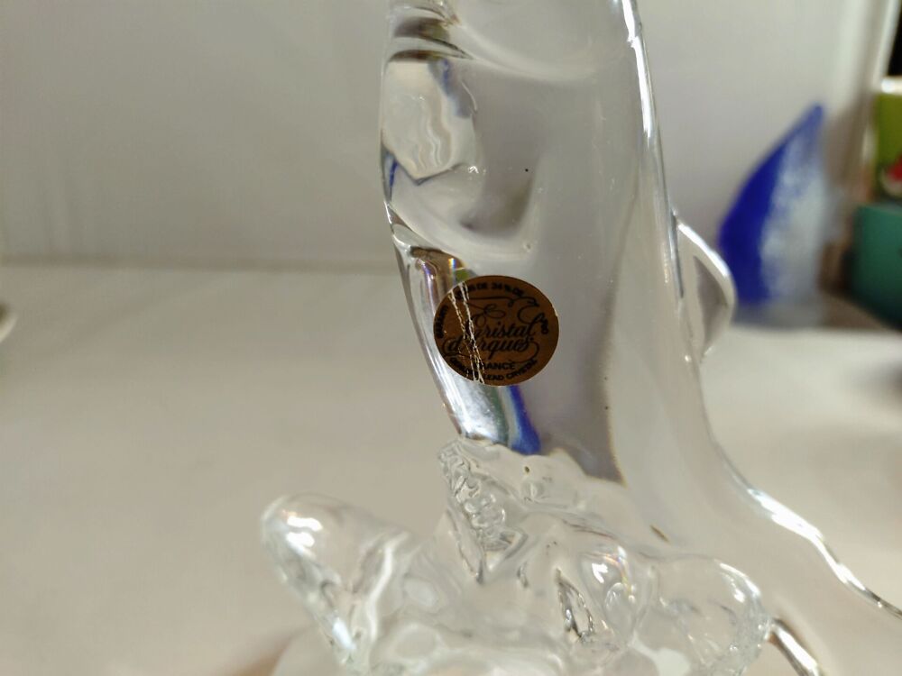 Ilus klaasist vaala kuju, Cristal D Arques (Y) - Image 4
