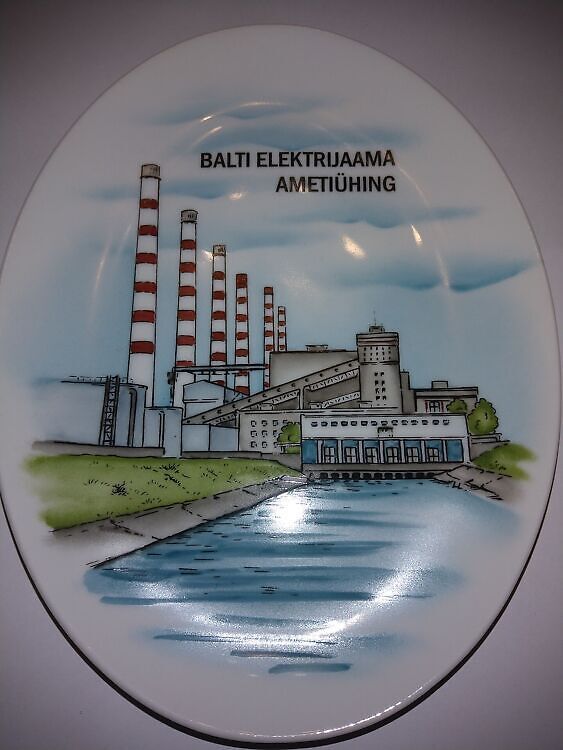 Portselanist seinataldrik Balti EJ AÜ, käsimaal (Y) - Image 3