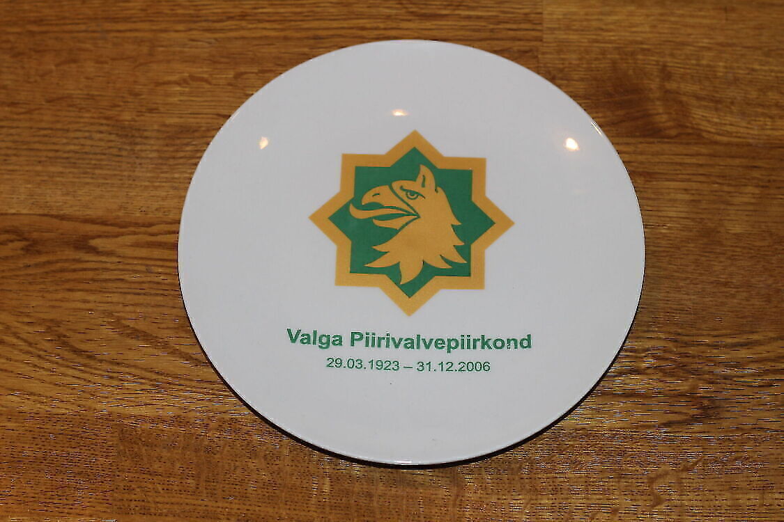 Portselanist seinataldrik, Valga piirivalvepiirkond vol2 (Y)