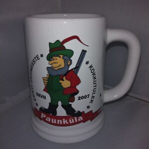 Portselanist õllekann,Jahimeeste selts 2007 (Y)