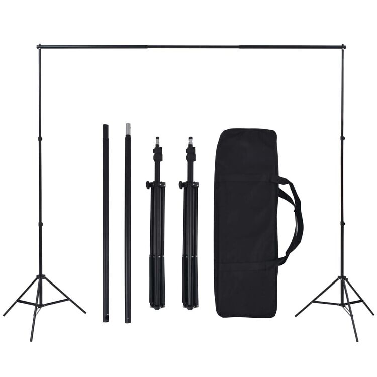Fotostuudio komplekt 5 taustapildi ja reguleeritava raamiga - Image 7