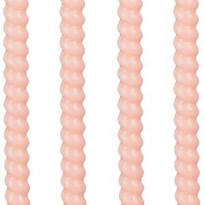 Twisted küünlad,4set, 1,4x18,5cm, roosa