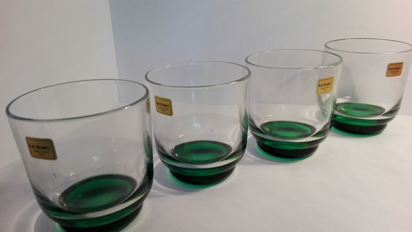 Vintage Luminarc Atlante joogiklaasid 4-le (Y)
