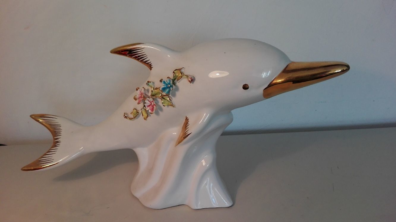 Vintage Capodimonte vaas, 80-ndad (Y)