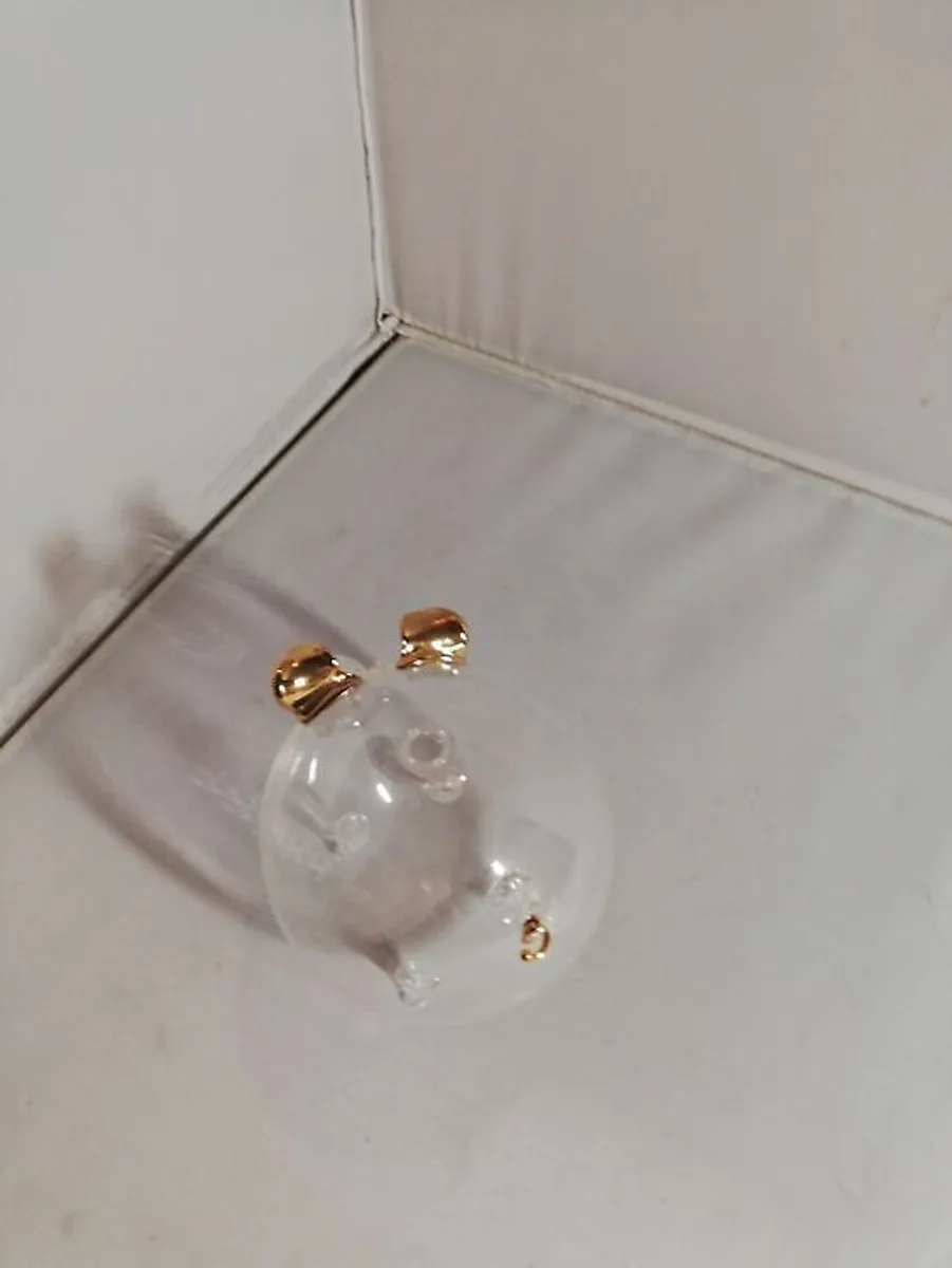 Vintage Scancrystal Estonia klaasist sea kujuline õlilambi anum, 1990. aastad - Pilt 5