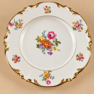 Vintage Ilmenau portselanist taldrik – Saksamaa, 1950ndad, 19,5 cm