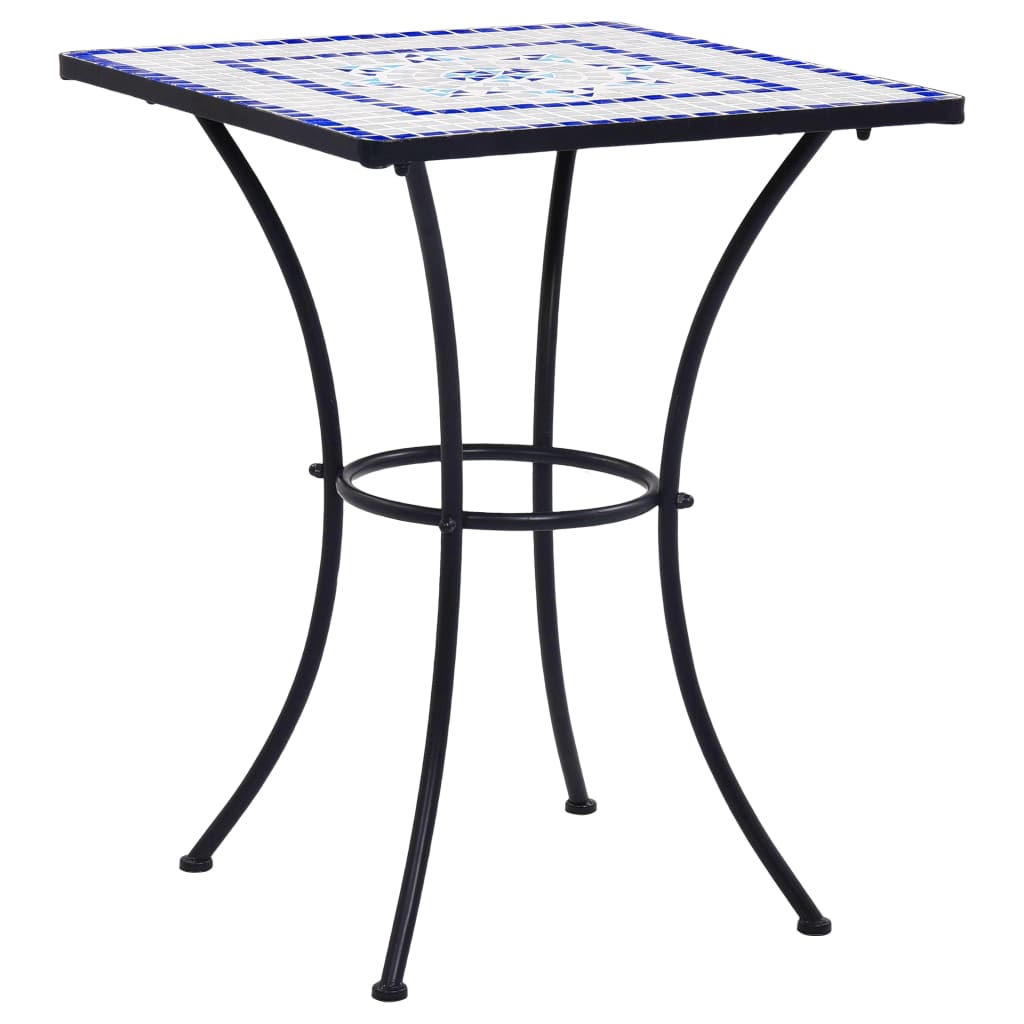 Mosaiikmustriga laud , 60 cm, keraamika ja metall