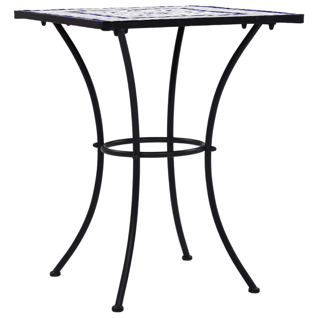 Mosaiikmustriga laud , 60 cm, keraamika ja metall - Pilt 2