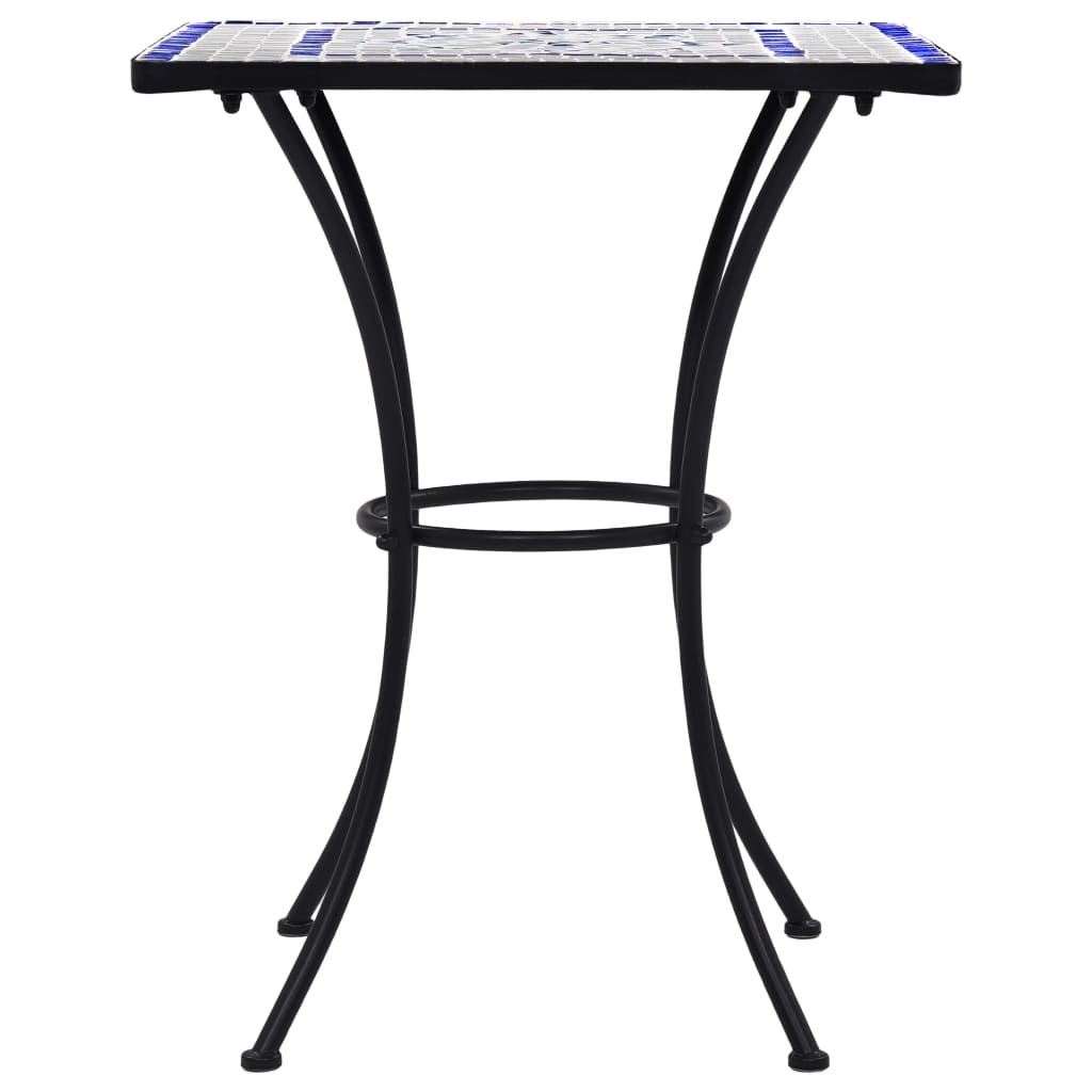 Mosaiikmustriga laud , 60 cm, keraamika ja metall - Pilt 3